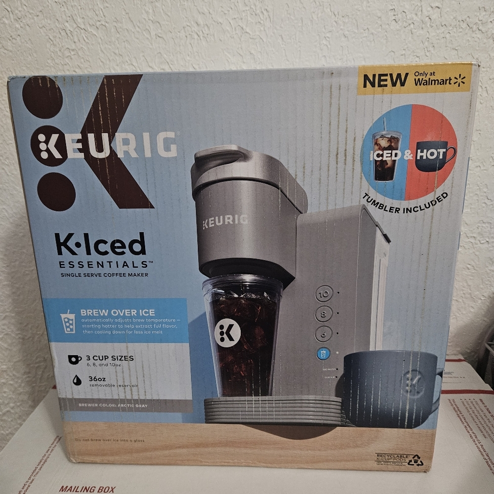 Keurig K Iced Arctic Gray Single Serve Coffee Maker